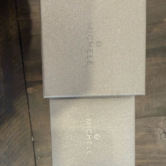 Michele Silver Chronograph Watch with Diamond Accents - Picture 8 of 12